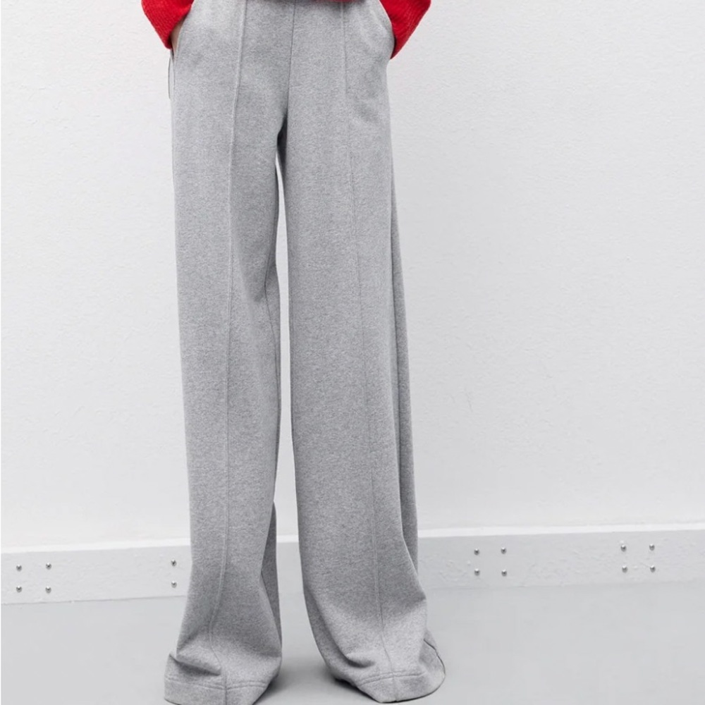 Mo&Co. Drawstring Casual Trousers in Cotton Size M